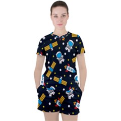 Women s Mesh T-Shirt and Shorts Set 