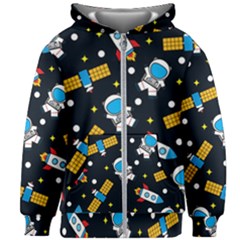 Kids  Zipper Hoodie Without Drawstring 