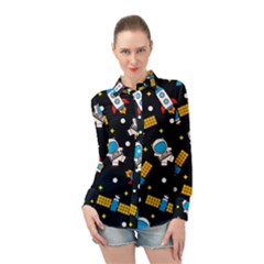 Long Sleeve Chiffon Shirt 