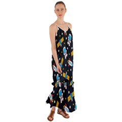 Cami Maxi Ruffle Chiffon Dress 
