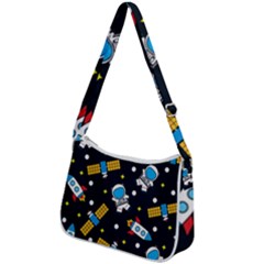 Zip Up Shoulder Bag 