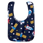 Seamless-adventure-space-vector-pattern-background Baby Bib