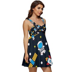 Ruffle Strap Babydoll Chiffon Dress 