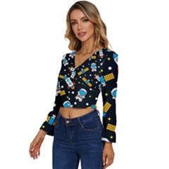 Long Sleeve V-Neck Top 