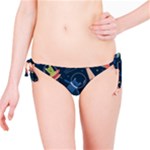 Seamless-pattern-with-funny-aliens-cat-galaxy Bikini Bottoms