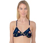 Seamless-pattern-with-funny-aliens-cat-galaxy Reversible Tri Bikini Top