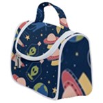 Seamless-pattern-with-funny-aliens-cat-galaxy Satchel Handbag