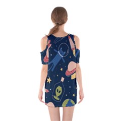 Shoulder Cutout One Piece Dress 