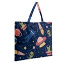 Zipper Large Tote Bag 