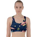 Seamless-pattern-with-funny-aliens-cat-galaxy Back Weave Sports Bra