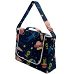 Seamless-pattern-with-funny-aliens-cat-galaxy Box Up Messenger Bag