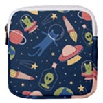 Seamless-pattern-with-funny-aliens-cat-galaxy Mini Square Pouch