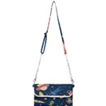 Seamless-pattern-with-funny-aliens-cat-galaxy Mini Crossbody Handbag