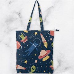 Double Zip Up Tote Bag 