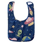 Seamless-pattern-with-funny-aliens-cat-galaxy Baby Bib