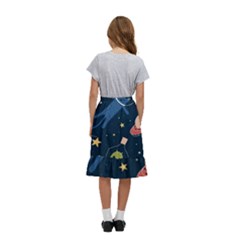 Kids  Ruffle Flared Wrap Midi Skirt 