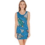 About-space-seamless-pattern Bodycon Dress