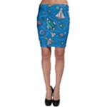 About-space-seamless-pattern Bodycon Skirt