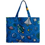 About-space-seamless-pattern Zipper Mini Tote Bag