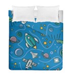 About-space-seamless-pattern Duvet Cover Double Side (Full/ Double Size)