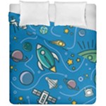 About-space-seamless-pattern Duvet Cover Double Side (California King Size)