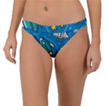 About-space-seamless-pattern Band Bikini Bottoms