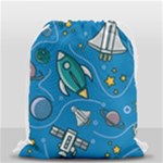 About-space-seamless-pattern Drawstring Bag (Small)