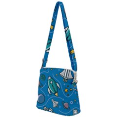 Zipper Messenger Bag 