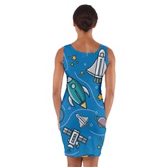 Wrap Front Bodycon Dress 