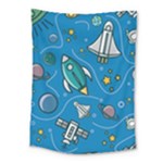 About-space-seamless-pattern Medium Tapestry