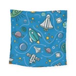 About-space-seamless-pattern Square Tapestry (Small)