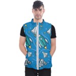 About-space-seamless-pattern Men s Puffer Vest