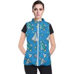 About-space-seamless-pattern Women s Puffer Vest