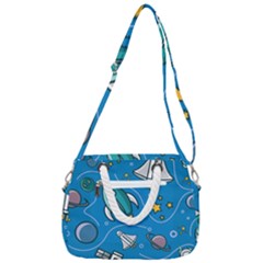 Rope Handles Shoulder Strap Bag 