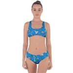 About-space-seamless-pattern Criss Cross Bikini Set