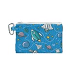 About-space-seamless-pattern Canvas Cosmetic Bag (Small)