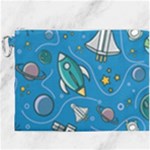 About-space-seamless-pattern Canvas Cosmetic Bag (XXXL)