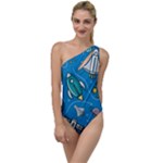 About-space-seamless-pattern To One Side Swimsuit