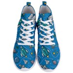 About-space-seamless-pattern Men s Lightweight High Top Sneakers