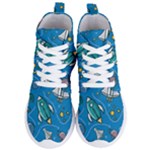 About-space-seamless-pattern Women s Lightweight High Top Sneakers