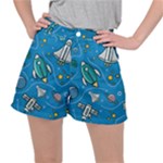 About-space-seamless-pattern Women s Ripstop Shorts