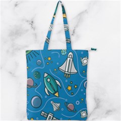 Double Zip Up Tote Bag 