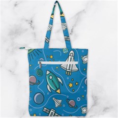 Double Zip Up Tote Bag 
