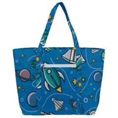 Zip Up Canvas Bag 