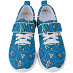 About-space-seamless-pattern Women s Velcro Strap Shoes