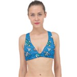 About-space-seamless-pattern Classic Banded Bikini Top