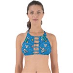 About-space-seamless-pattern Perfectly Cut Out Bikini Top