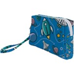 About-space-seamless-pattern Wristlet Pouch Bag (Small)