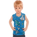 About-space-seamless-pattern Kids  Sport Tank Top