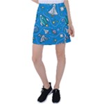 About-space-seamless-pattern Tennis Skirt